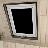 10 x Brand New Eurohome 100 blackout roof window blind without drilling sun protection blackout blind with suction cups for windows black 96x100 cm - RRP €181.0