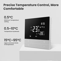 1 x RAW Customer Returns AVATTO Thermostat for Water Underfloor Heating Actuator Smart WiFi Thermostat Programmable Room Thermostat Compatible with Alexa, Google Home Voice Control and Smart Life App Remote Control - RRP €38.86