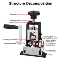 1 x RAW Customer Returns Stripping tool, manual cable, copper wire, with crank or drill, stripping machine for recycling waste of copper - RRP €44.78