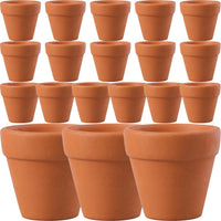 2 x Brand New Operitacx 20 Pack Indoor Pots for House Plants - Indoor Pots for Outdoor Plants - Small Ceramic Pots - Small Terracotta Pots - RRP €26.86