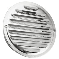 1 x RAW Customer Returns MASTWINK Ventilation Grille with Insect Mesh, Stainless Steel Ventilation Grille, Built-in Round Ventilation Grille, 200MM - RRP €12.16