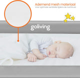 1 x RAW Customer Returns Goliving fall protection bed foldable - bed guard for children - bed guard box spring bed - guard rail baby bed 120 cm - bed edge protection up to 27 kg - RRP €42.95