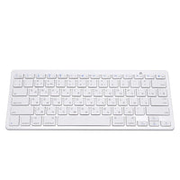 1 x RAW Customer Returns Bewinner Wireless Russian Keyboard, 78 Keys Bluetooth Ultra-thin Professional Multifunction Keyboard for OS Android Windows, White - RRP €24.53