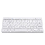 1 x RAW Customer Returns Bewinner Wireless Russian Keyboard, 78 Keys Bluetooth Ultra-thin Professional Multifunction Keyboard for OS Android Windows, White - RRP €24.53