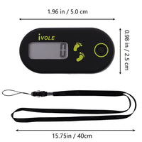 1 x RAW Customer Returns Mini Pedometer, Portable Digital Pedometer, 3D Pedometer with Clip, 3D Digital Pedometer, Electronic Pedometer, for Walking Running Hiking Sports Training Accessories - RRP €12.74