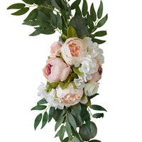 1 x RAW Customer Returns NIZEAMI 2 Pieces Artificial Peony Welcome Wedding Guest Card Decoration Wedding Arch Wedding Background Wall Decoration - RRP €34.99