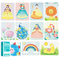 20 x Brand New Yuragim Crafts Girls Hand Painting for Children, Craft Set Creative for Girls Boys, DIY Princess Dress-Up Sticker Book, Craft Case Painting Set Birthday Gift Toy from 3 4 5 6 Years Girls - RRP €302.4