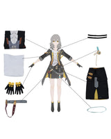 1 x RAW Customer Returns Fiamll Honkai Star Rail Cosplay Trailblazer Cosplay Costume Outfit Star Anime Uniform Full Set Women Costume XL - RRP €95.99