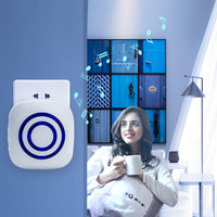 1 x RAW Customer Returns BeiLan Wireless Doorbell Set with 1 Electronic Plug-in Receiver 1 PIR Motion Sensor Detector Wireless Door Bell Visitor Alert Security Warning Alarm of 3 Volume Levels 38 Ringtones - RRP €22.55