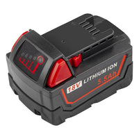 1 x RAW Customer Returns ASUNCELL 18V 5500mAh Battery for Milwaukee M18 M18B - RRP €30.94