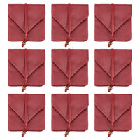 1 x Brand New BENECREAT 10pcs Dark Red Brocade Jewelry Gift Bags, 10x9.2cm Rectangular Jewelry Packaging Bag For Storing Jewelry, Jade, Beads, Coin - RRP €20.4