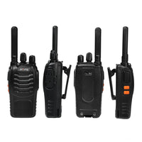 1 x RAW Customer Returns Walkie Talkie PT88E PMR446 16 Channels Rechargeable 2-Way Radio with USB Charging LED Flashlight VOX for Family Outdoor Camping Hiking and School etc. 2 Packs  - RRP €30.24