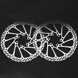 1 x RAW Customer Returns PLATTBK bicycle brake disc 160mm 180mm 203mm disc brake 2 pieces MTB discs with 12 screws for most road bikes BMX - RRP €18.9