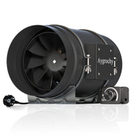 1 x RAW Customer Returns Aygrochy 200mm Adjustable Duct Fan 935 m h, EC Motor Exhaust Fan for Heating, Cooling, Booster, Grow Tents, Hydroponics, Home Use, Ventilation and Exhaust Blower. - RRP €137.7