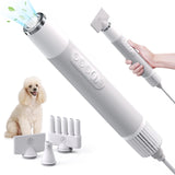 1 x Brand New uahpet Dog Hair Dryer, Dog Hair Dryer Pulse Dryer, Pets is Easy to Carry - Adjustable Temperature and Wind Speed with 3 Different Nozzles - RRP €89.99