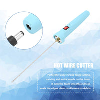 1 x RAW Customer Returns Foam Cutter, 30W Electric Wire Cutter Styrofoam Cutting Pen for All Kinds of Foaming Materials 110-250V EU Plug  - RRP €29.21