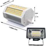 1 x RAW Customer Returns ALQFFHL R7S LED Lamps 118mm Dimmable 50W, Double Ended J Type Floodlights 500W Halogen Rod T3 Equivalent , 3000K 4000lm, LED Light Bulbs Rod Lamp, Walls Security Floors Light Bulbs Warm White  - RRP €29.26