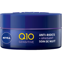 1 x Brand New NIVEA Q10 Power Comfort Night Care Anti-Wrinkle Sensitive Skin 1x50ml , anti-aging cream with Q10 10X more creatine, women s facial care with licorice extract - RRP €20.16