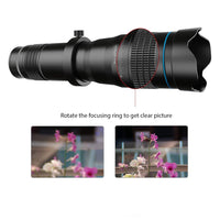 1 x RAW Customer Returns Apexel Cell Phone Camera Lens Kit, 36X Telephoto Lens Kit with Mini Tripod for iPhone X XR XS, Samsung Galaxy, Huawei and Most Smartphones - RRP €60.99