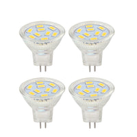 1 x RAW Customer Returns MR11 GU4.0 LED Bulbs, 2W Equal to 20W Halogen , GU4 LED Lamp Base, 200lm, 12V AC DC, Warm White Light 3000 K, 4 Pieces  - RRP €12.88