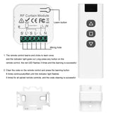 1 x RAW Customer Returns Aicharynic radio roller shutter control retrofit kit, smart blind switch compatible radio switch 230v for roller shutters, blinds, awnings, consisting of RF remote control receiver module - RRP €17.99