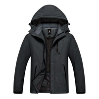 1 x RAW Customer Returns Dr.Cyril Men s Waterproof Ski Jacket Warm Winter Snow Coat Hood Windproof Raincoat S, Red  - RRP €27.6