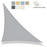 1 x RAW Customer Returns AXT SHADE Triangular Waterproof Shade Sail Awning 3x3x4.25m UV Ray Protection for Outdoor Terrace Patio Garden-Light Gray - RRP €32.99