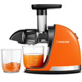 1 x RAW Customer Returns AMZCHEF Fruit and Vegetable Extractor - Cold Juice Extractor - Gentle Mastication No Straining Needed - BPA Free Juice Extractor with Two Cups and Brush - Orange - RRP €116.83