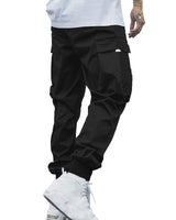 1 x RAW Customer Returns YAOHUOLE Cargo Pants Men Long Black Men s Work Trousers Cargo Pants Men Winter Black XL - RRP €29.23