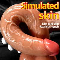 1 x RAW Customer Returns Perfect Realistic Giant Dildo Flexible Anal Dildo Kuaecr Extra Long Soft Silicone Monster Dildo Sex Toy with Real Veins Testicles Strong Suction Cup Giant Penis for Women Men - RRP €33.13