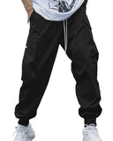 1 x RAW Customer Returns YAOHUOLE Cargo Pants Men Long Black Men s Work Trousers Cargo Pants Men Winter Black XL - RRP €29.23