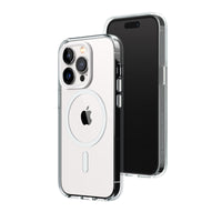 1 x RAW Customer Returns RhinoShield Clear Case compatible with MagSafe for iPhone 14 Pro Superior magnetic strength, anti-yellowing, crystal clear, optimal protection and customizable - White Camera Ring - RRP €46.99