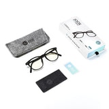 1 x RAW Customer Returns JOOX vintage reading glasses for men and women, rectangular reading aid glasses with spring hinges - RRP €19.99