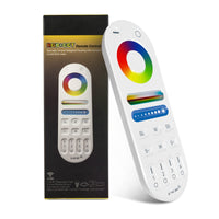 1 x RAW Customer Returns SEZO LM091 2.4G RF Remote Control Replacement Compatible with RGBCCT WB5 LM053 Brightness Color Mode Adjustable LED Controller 4-Channel 99ft Control Distance 4-Zone Group Control - RRP €25.99