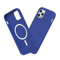 1 x RAW Customer Returns RhinoShield case compatible with iPhone 12 Pro Max SolidSuit - MagSafe compatible - Shock-absorbing slim protective case with premium finish - 3.5 meter drop protection - Classic blue - RRP €44.99