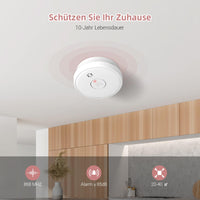 1 x RAW Customer Returns Putogesafe smoke detector networked, wireless smoke detector with replaceable battery, max. 48 networkable fire detectors, wireless fire alarm, EN14604, 10 year lifespan, 6 pieces - RRP €99.99