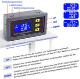 1 x RAW Customer Returns DONGKER battery charge controller DC 9V, 12V, 24V, 36V, 48V over discharge protection module battery low voltage shutdown with LCD display for lithium battery and lead acid battery - RRP €21.39