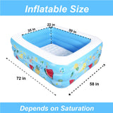 1 x RAW Customer Returns Inflatable pool, pool with inflatable soft floor, swimming pool, inflatable bathtub for indoor or outdoor, ball pit 185 148 56  - RRP €64.76