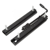 1 x RAW Customer Returns Vehicle Seat Slider Rail, 2 PCS Strong Strength Adjustable Seat Suitable for Go Kart 4WD Offroad ATV UTV - RRP €37.39