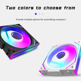 1 x RAW Customer Returns TZMRIT Interstellar-V2 Uni Fan White, 120 mm Infinity Fan, 120 mm Rgb Fan, 120 mm PWM ARGB Fan, Triple Pack - RRP €40.33