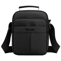 1 x RAW Customer Returns A-QMZL Shoulder Bag Men s Shoulder Bags Large Capacity Nylon Men s Bag Casual Bag Side Bag with Multiple Pockets for Work Hiking Travel, Black, Vintage - RRP €32.4