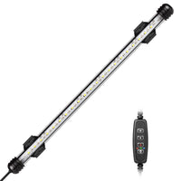 2 x RAW Customer Returns IREENUO LED Aquarium Light, Submersible Aquarium Lamp with Timer, Underwater LED Lighting for 40-60cm Aquarium - RRP €47.98