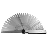 1 x RAW Customer Returns Spurtar 32 Blade Feeler Gauge Stainless Steel Metric Imperial Measuring Tool for Measuring Gap Width Thickness Metric Sizes - RRP €9.99