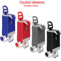 1 x RAW Customer Returns AURSTORE Basa Shopping Trolley, Shopping Trolley, Shopping Trolley, Shopping Trolley, Shopping Trolley, Shopping Trolley Random Color 2 Rolls 40L  - RRP €30.24