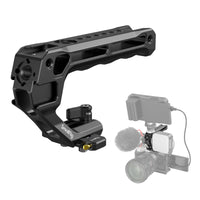 1 x RAW Customer Returns SMALLRIG Lightweight NATO Top Handle, Quick Release NATO Handle with NATO Rail for DSLR Camera Cage, Universal Top Handle with 5 Cold Shoe Adapters 4345 - RRP €40.9