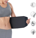 1 x RAW Customer Returns Bracoo SE22 extra-wide slimming belt for men and women Hot Belt Sweat Belt Waist Trimmer Adjustable waist belt for fitness, sports everyday life Pain relief weight loss S M  - RRP €21.99