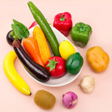 1 x RAW Customer Returns Meiwlong 16 PCS Fake Realistic Plastic Vegetables Artificial Lifelike Fruits Model Decoration Christmas Household Faux Photography Props Garnish Party Festival - RRP €20.15