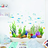 54 x Brand New Under Sea Wall Sticker, Wall Sticker Sea Turtles Wall Sticker Under the Sea Coral Seaweed, Wall Sticker Children s Room Baby Room Bedroom Bathroom Wall Decoration B  - RRP €1101.6