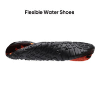 1 x Brand New NORTIV 8 Barefoot Shoes for Men - Water Shoes - Quick Drying - Aquatic Sports Shoes - Orange Black, 46 EU - RRP €51.6