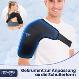 1 x RAW Customer Returns NEWGO DE Large Shoulder Ice Pack, Reusable Hot and Cold Compress Ice Bag for Rotator Cuff Injuries, Sprained Joints, Bursitis, Tendonitis - RRP €27.22